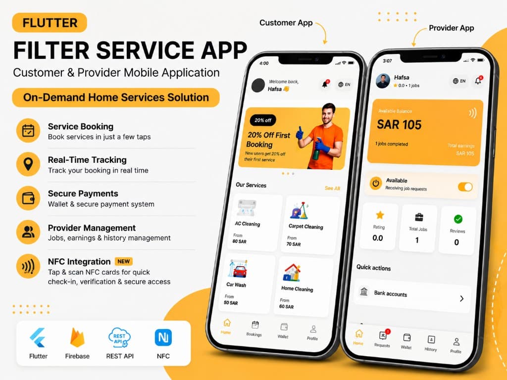 Filter Service App showcase